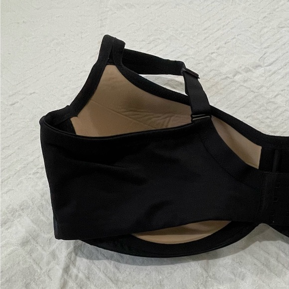 Soma Stunning Support Bra Balconette Black Floral Lace Size 38DD - Picture 5 of 7